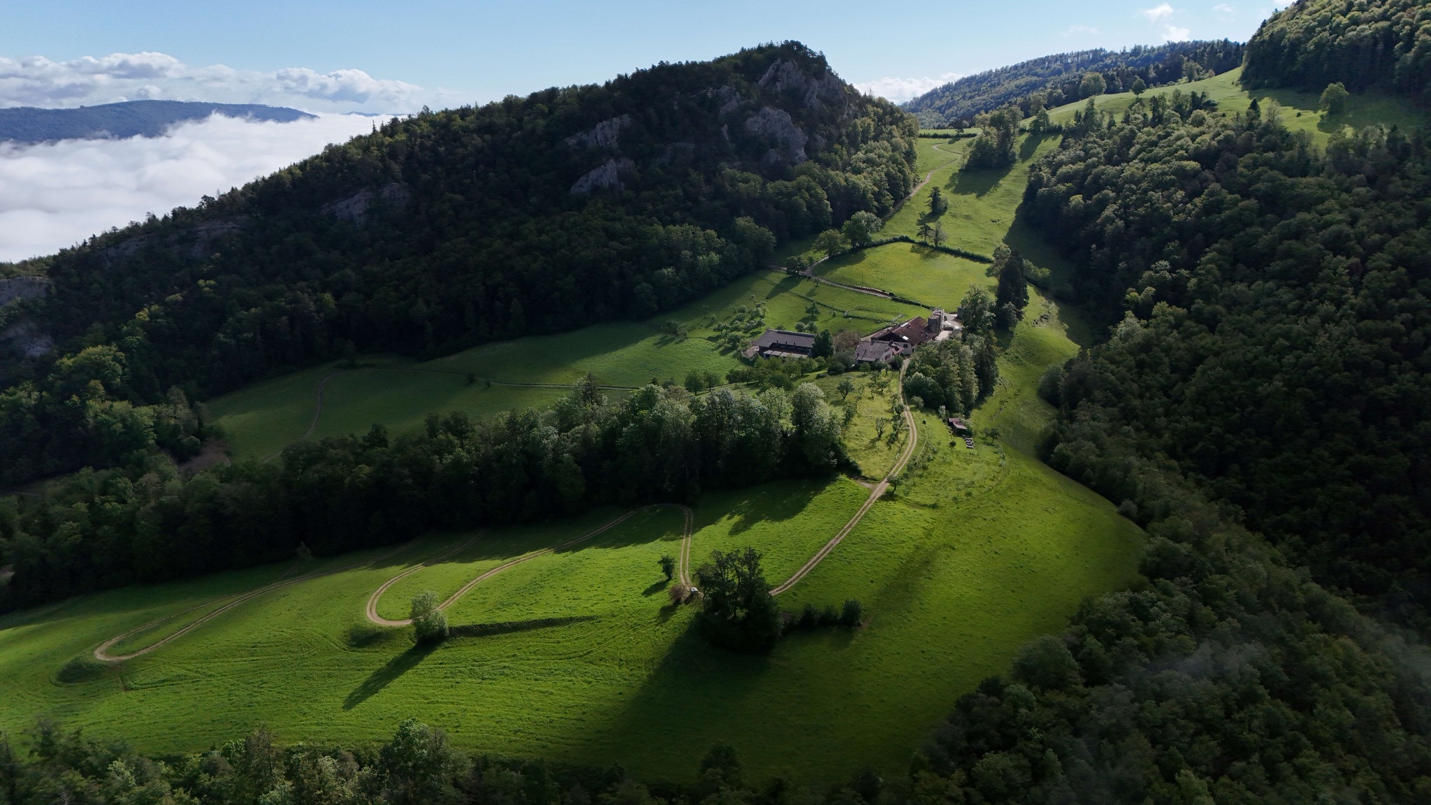 La Jacotterie, von oben gesehen